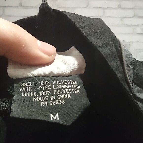 Runner's World Women's Black/Grey Rain Jacket Size M - Picture 5 of 5